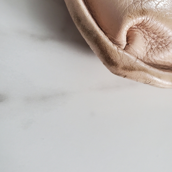 Tory Burch Britten Pink Pebbled Leather Chain Shoulder Bag Iconic Double T - Picture 14 of 16